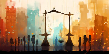 injustice, scales AI generated image